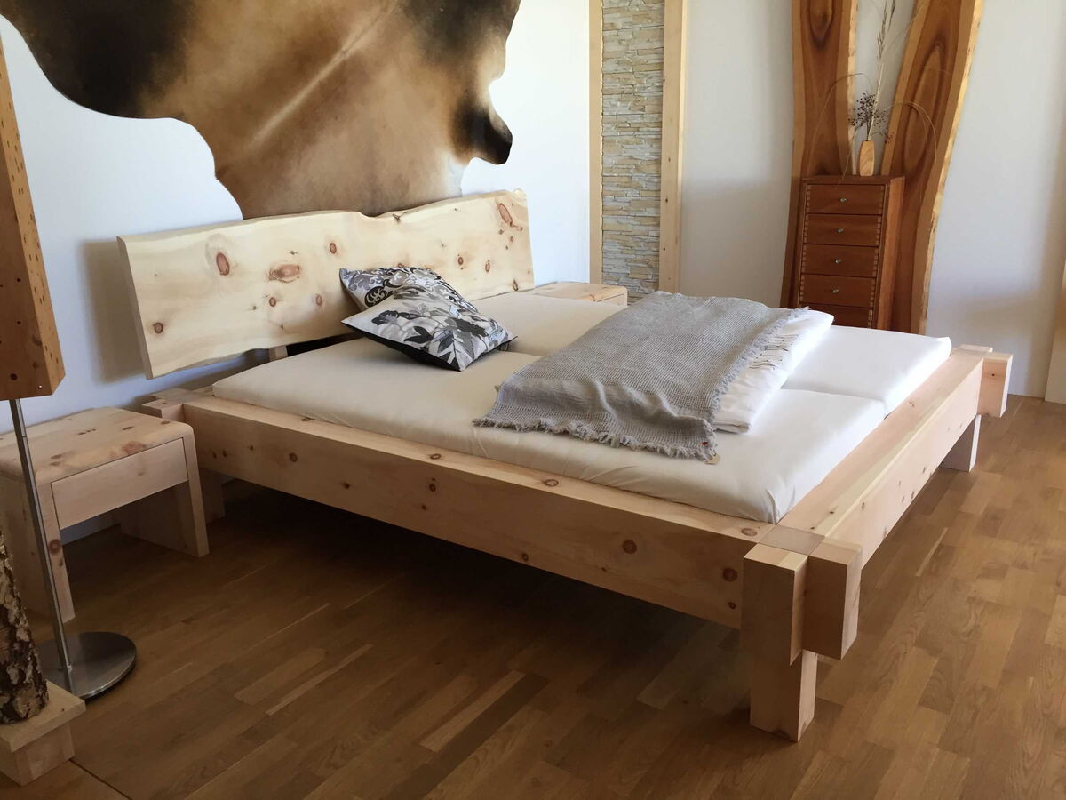 Zirbenbett - Zirbenholzbett Modell Garmisch