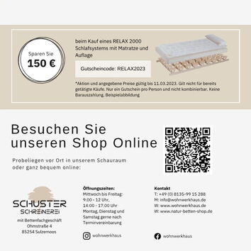 Besuchen Sie die Ausstellung im Wohnwerkhaus Sulzemoos